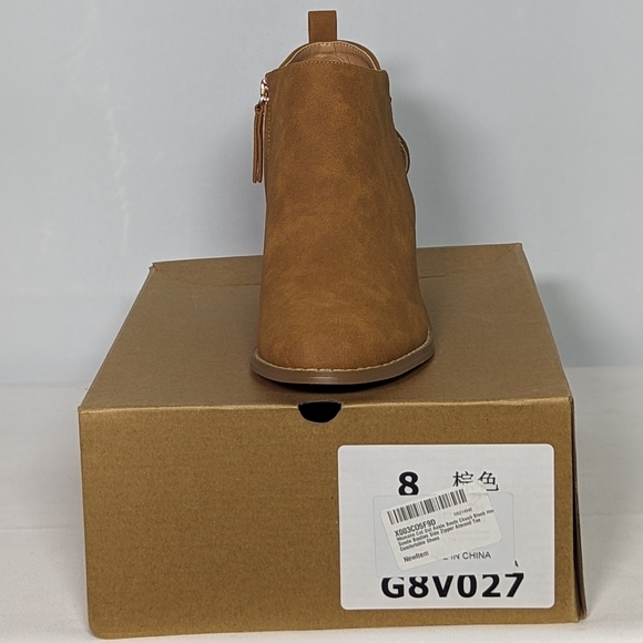 NEW Coutgo Womens Cut-out Ankle Boot Sz 8 tan - Picture 4 of 4